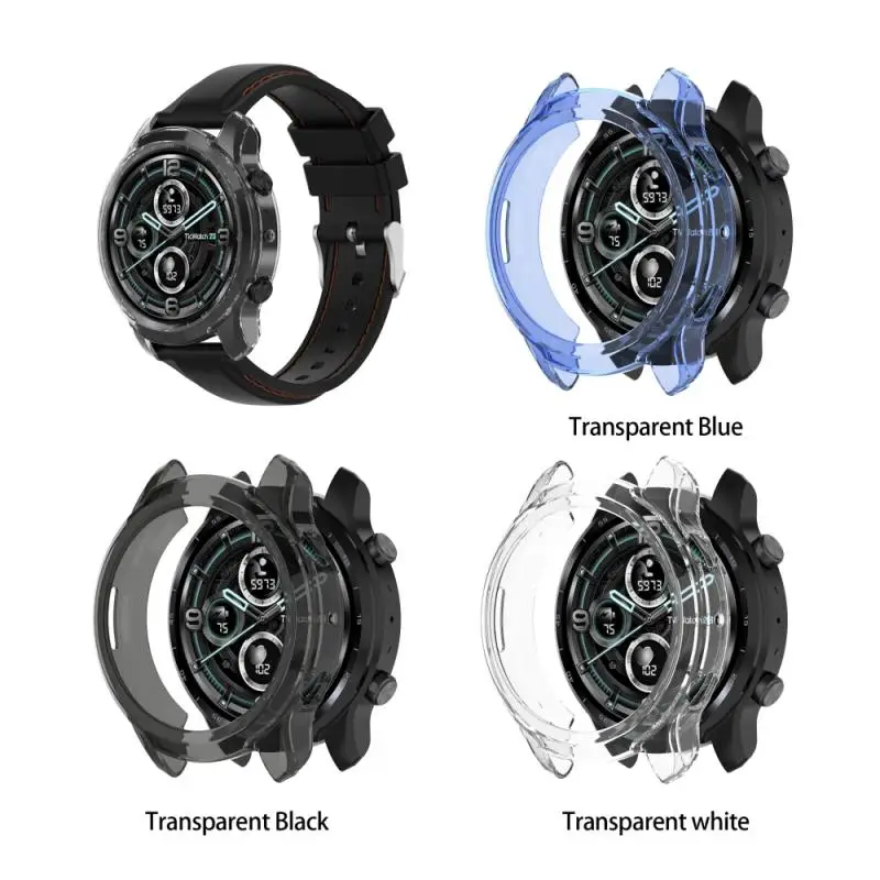 

Cases For Ticwatch 3 Ultra GPS Screen Protector Protective Cover For Ticwatch X 3 GPS Lite Soft TPU Case Accessories