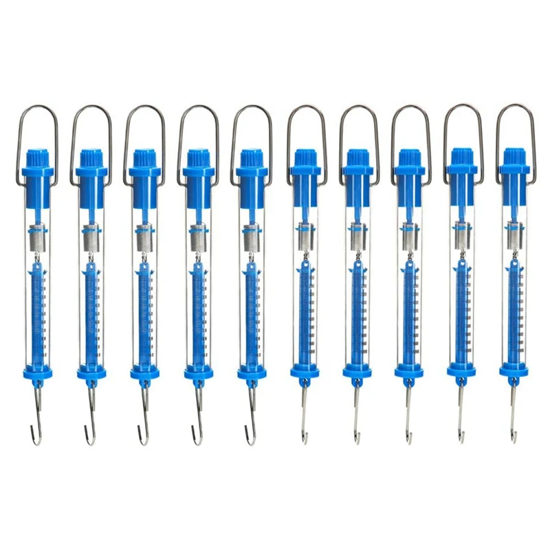 SpringScale10Pack10NTransparentSpringBalanceHangingTubeSpring