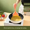Multi-Purpose Non-Stick Pan Utensils - Silicone Egg Spatula, Wide Pancake Turner, and Egg Flipper for Cooking and Baking 6