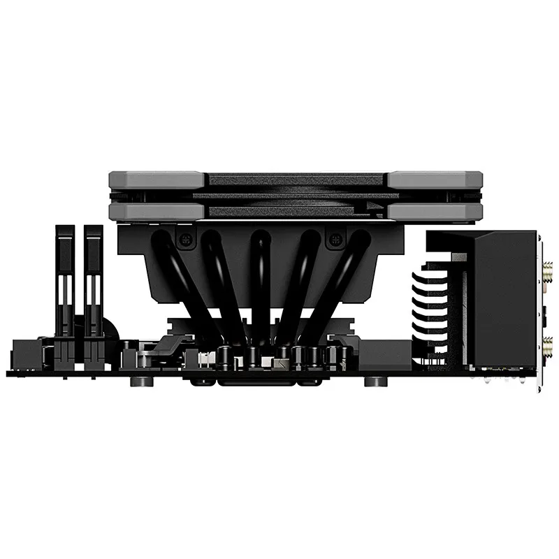 ID-COOLING IS-50X CPU Cooler 5 Heat Pipes 56mm Height ITX Computer Air Cooling R