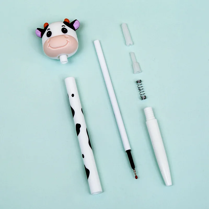 Stylo De Vache Avec Son De Meuglement Et Lumière LED - 2 Pièces Cadeaux Amusants