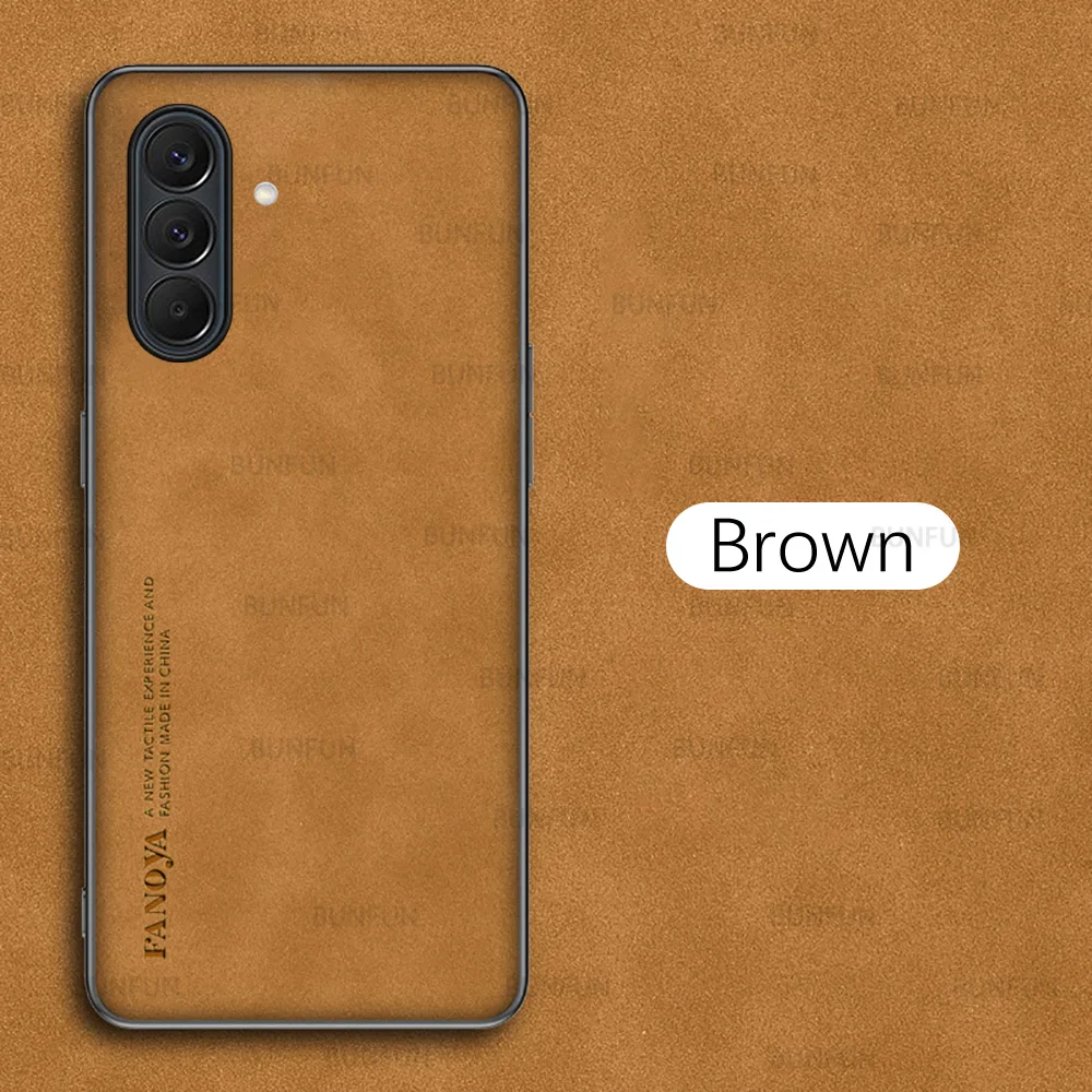 Luxurious Sheepskin Leather Phone Case - Shockproof & Anti-Scratch Protection