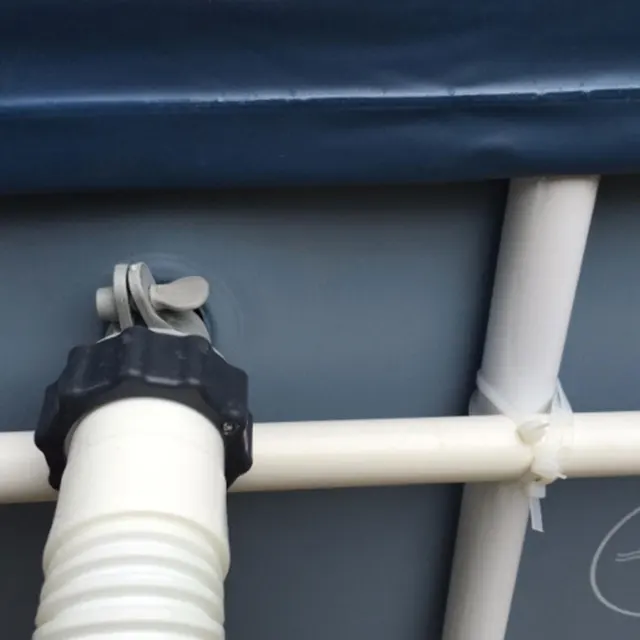 Cserelő Tömlő Adapter A. Gallérral A Menetes Csatlakozószivattyúk Medence Adapteréhez Dugattyúval Valvedrain Adapterhez - Image 2