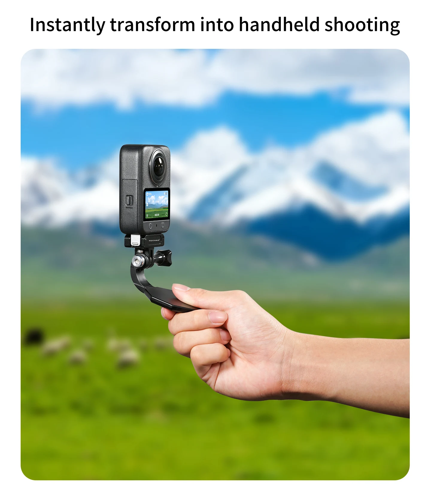 POV Brusthalsgurt Kamerahalterung Magnetische Schnellverschlusshalterung für GoPro 13 Insta360 X5 Go Ultra DJI Action Sport Radfahren – Detail 9