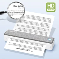A4 Bluetooth Business Travel Print Anywhere Inkless 203DPI Portable Rechargeable Thermal Printer LT-P10 1