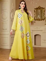 Eid Muslim Dress for Women Sequins 2025 Ramadan Jalabiya Party Dresses Abaya Long Robe Morocco Dubai Kaftan Vestidos Largos 4
