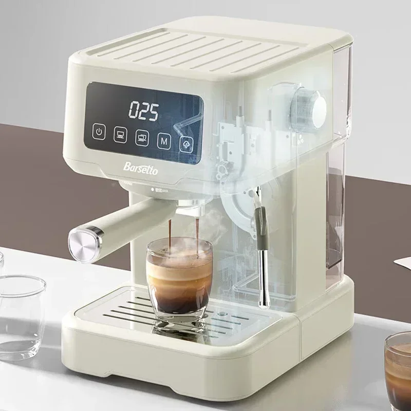 Barsetto Semi-automatic Coffee Machine 15bar Home Use Touch Screen Espresso Machine for Milk Frother