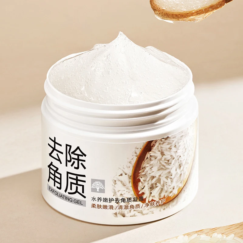 Facial Exfoliant BIOAQUA White Rice Face Exfoliating Gel Moisturizing Nourishing skincare Facial Scrub Face Cream