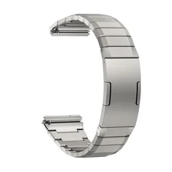 Premium Titanium Strap for Huawei Watch GT: Luxury Quick Link Metal Bracelet (Titanium color)