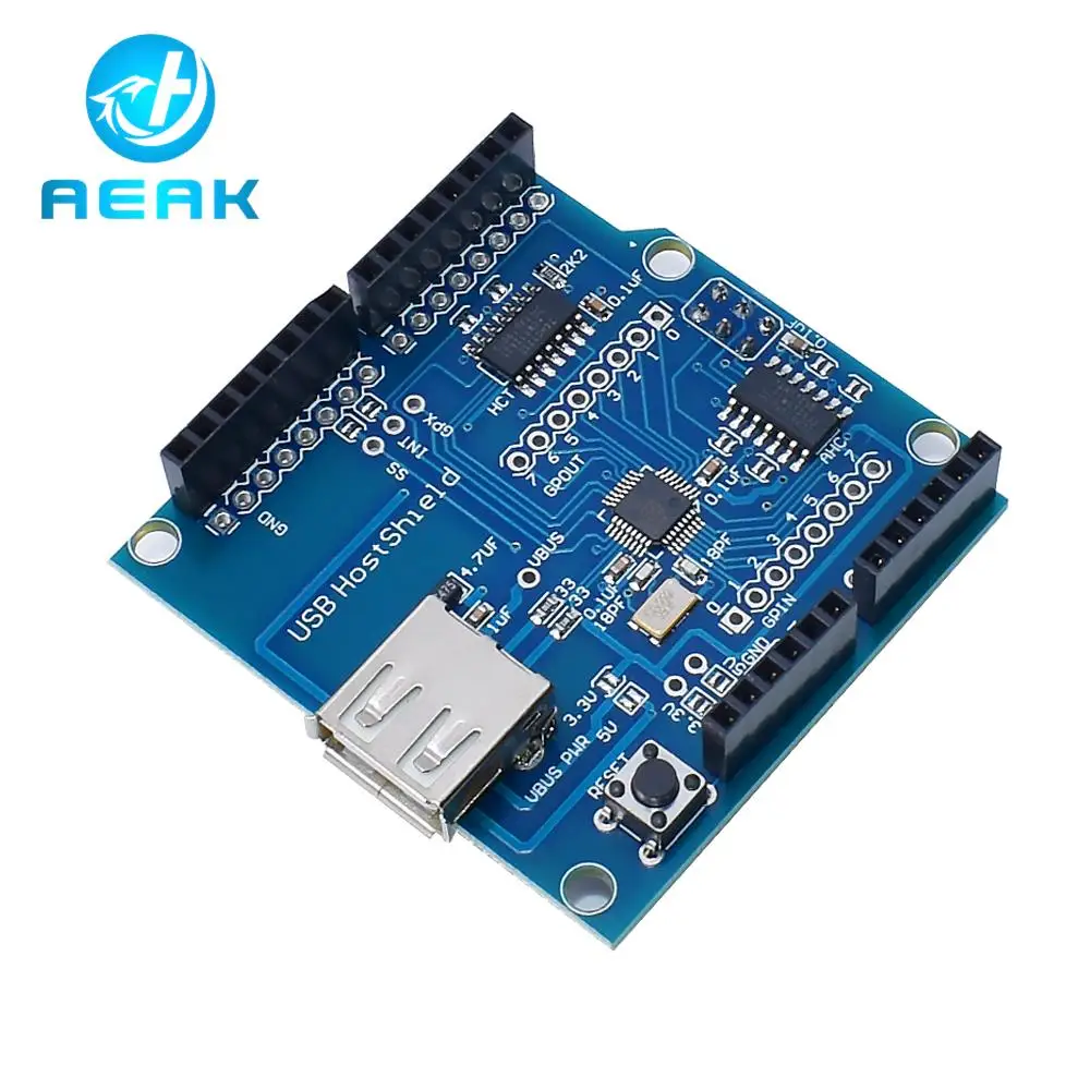 Usb Host Shield 2.0 Compatibile Con Arduino Per Android Adk Supporto Per Uno Mega