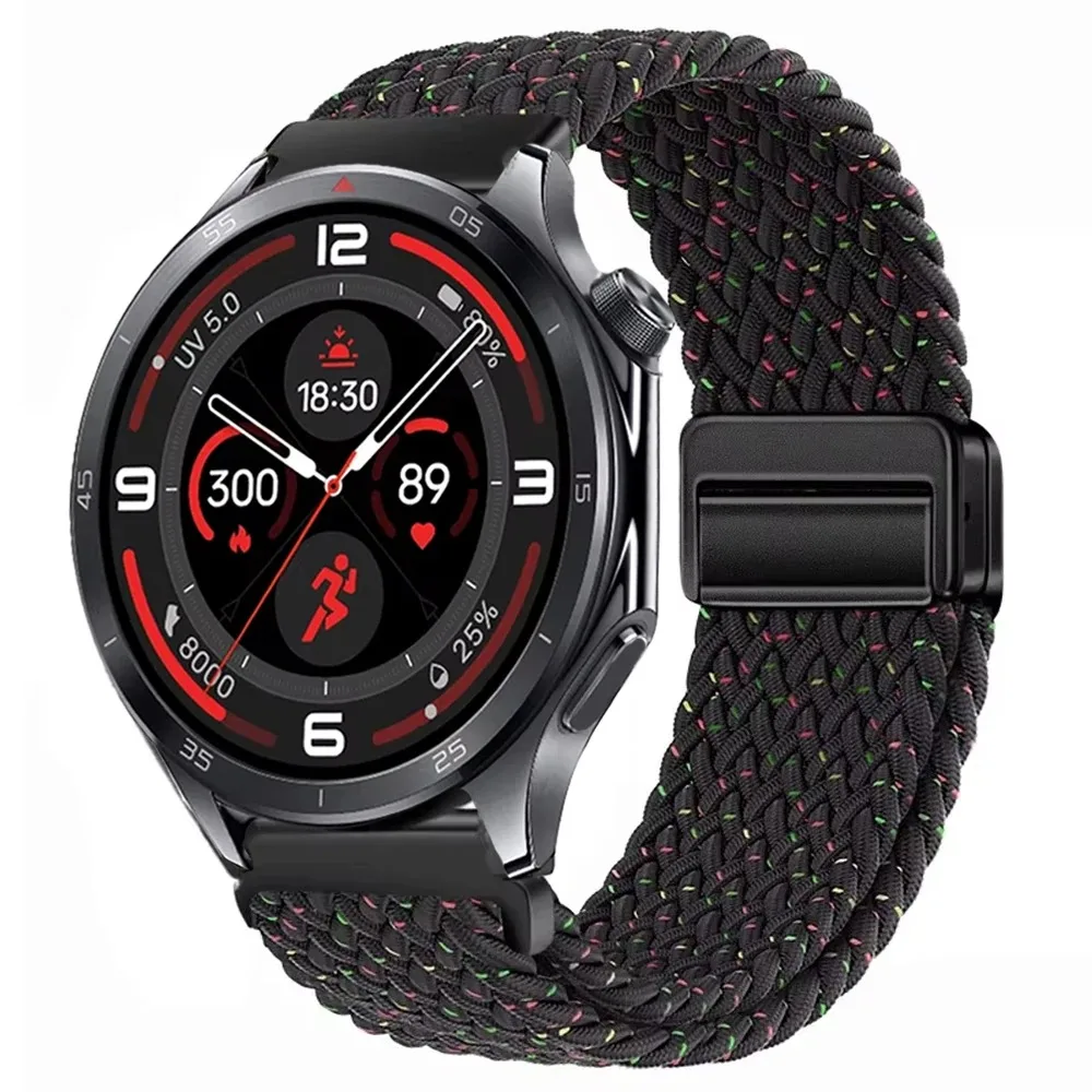 Braided Sport Nylon Strap, 22mm - Durable & Stylish Watchband Bracelet