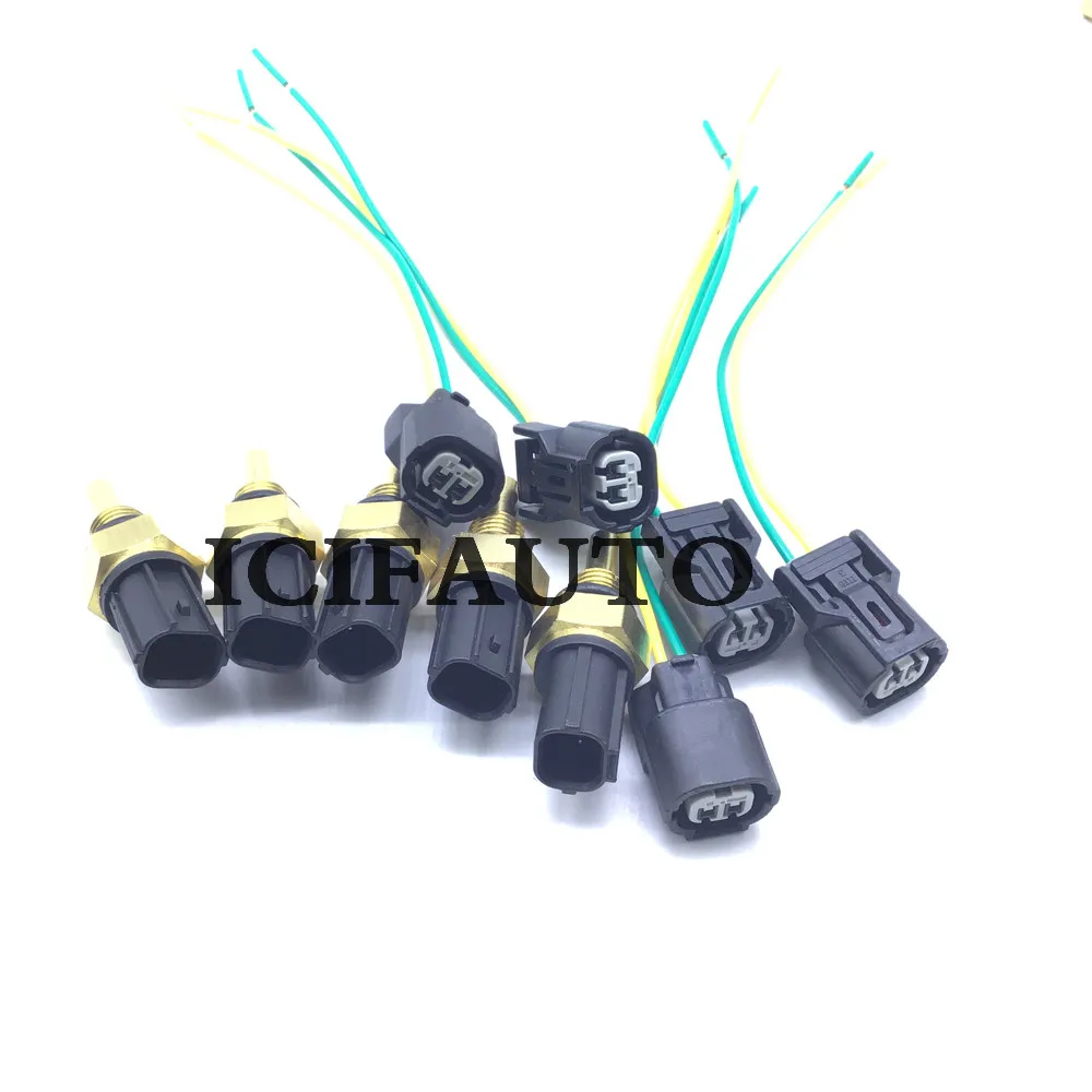 

37870-PNA-003 Coolant Water Temperature Sensor+Connector For Honda Accord CR-V Civic Acura MDX RL TL RSX 3.5 2.4 2.0 1.3 1.8L