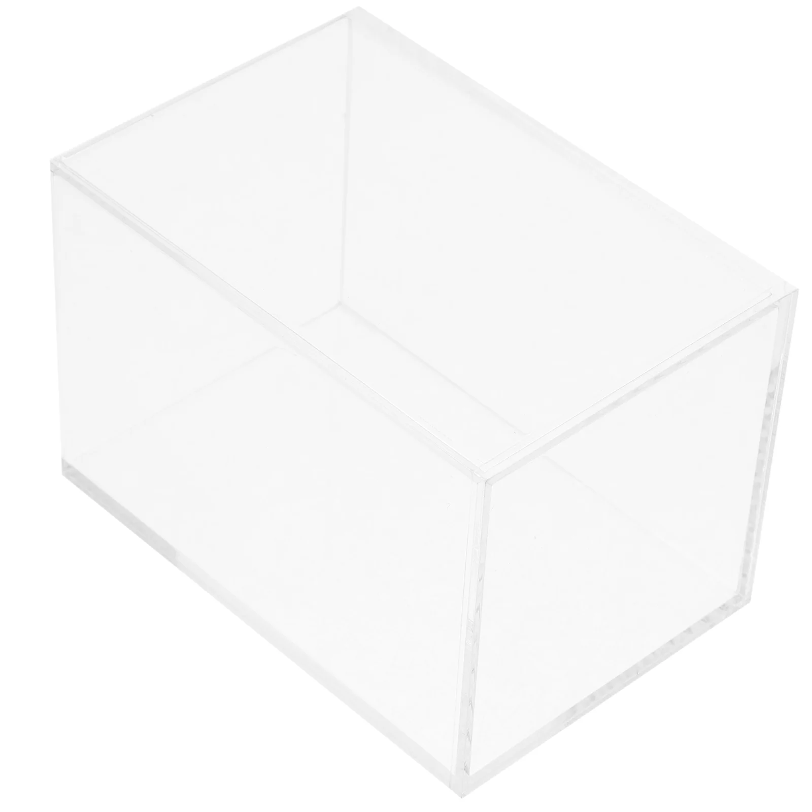 

Acrylic Pen Holder Organizer Cup Storage Vertical Makeup Brush Cosmetics Desktop Brushes Clear