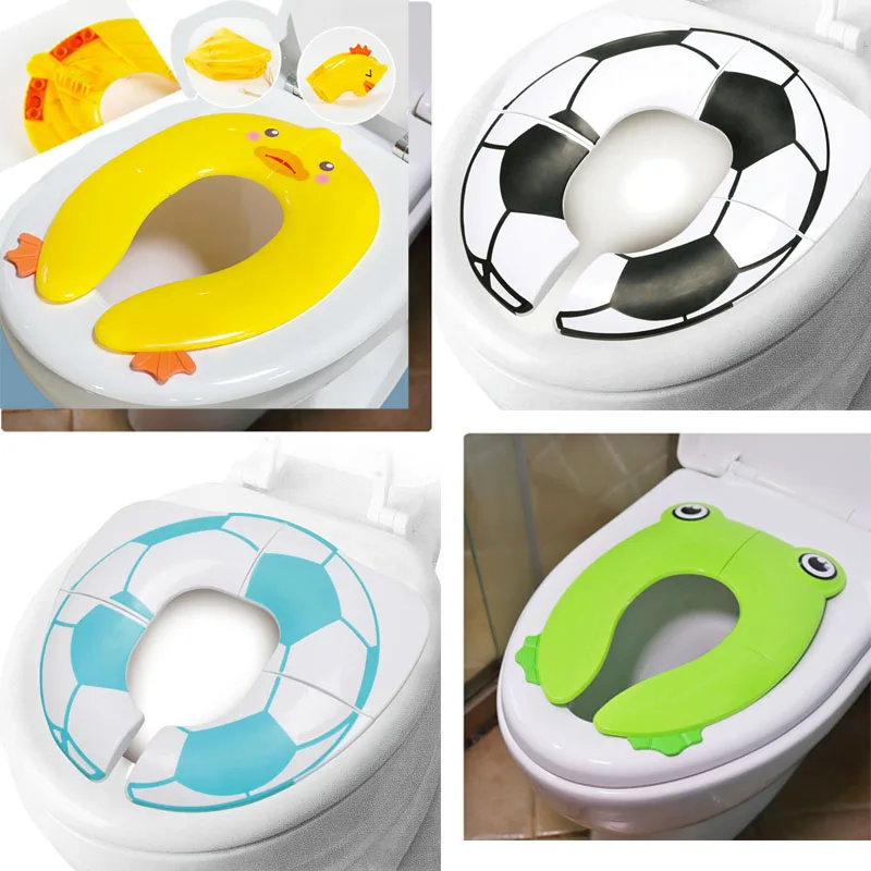 Baby Travel Folding Potty Seat Toddler Portable Toilet Training Children Urinal Potties