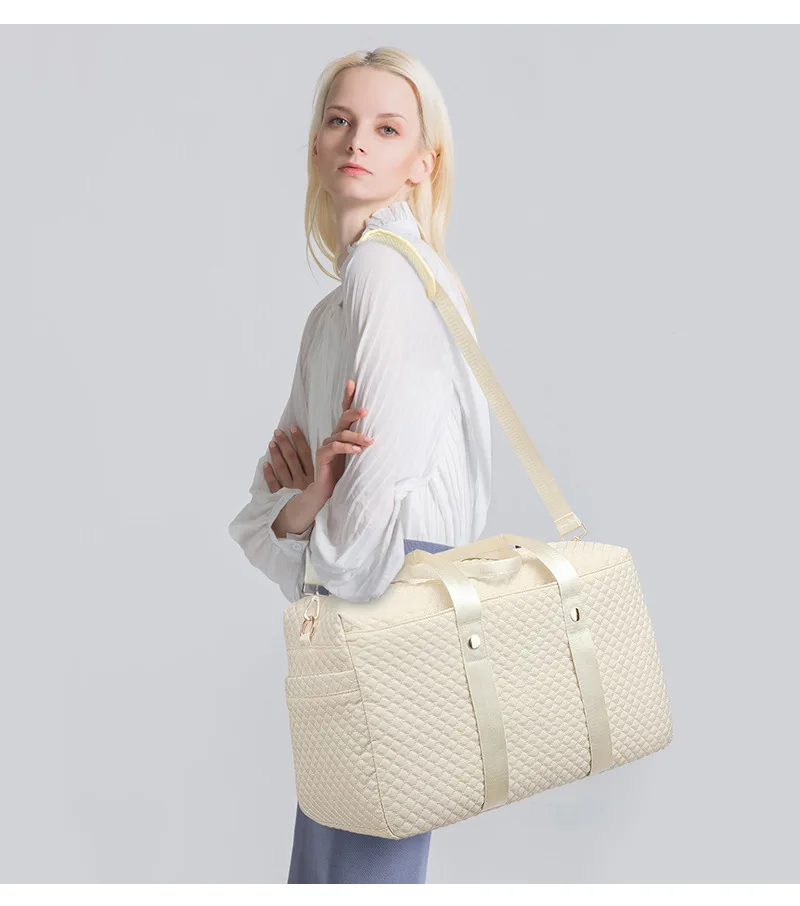 New Gym Bag Men's Short Business Trip Dry Wet Separation Travel Bags Coverable Handle Portable Crossbody Casual Luggage Bag