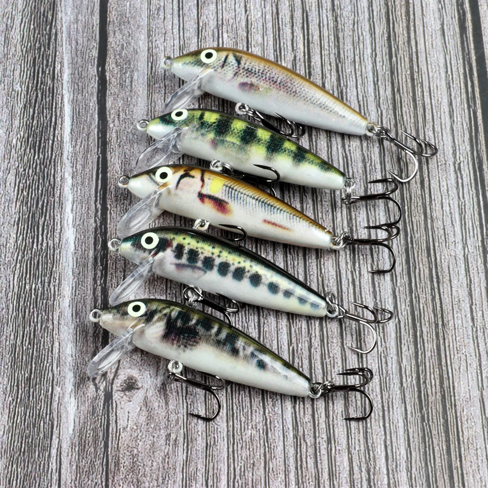 JOHNCOO Sinking Minnow Wobbler 5cm 5g Trout Perch Lure - Image 5