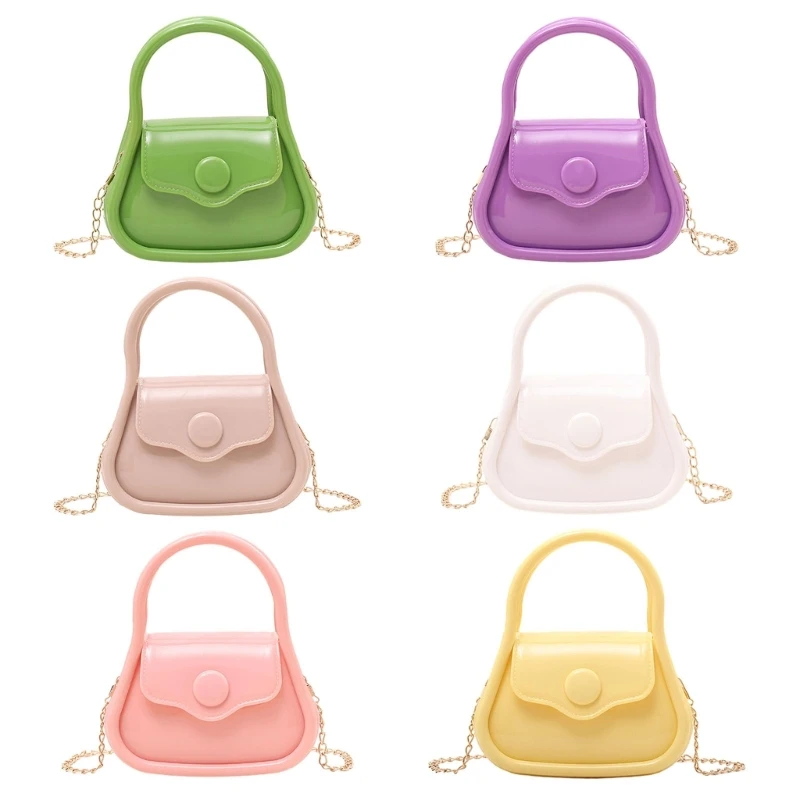

E74B Sophisticated PVC Jelly Bag Waterproof Bag Versatile for Various Occasions
