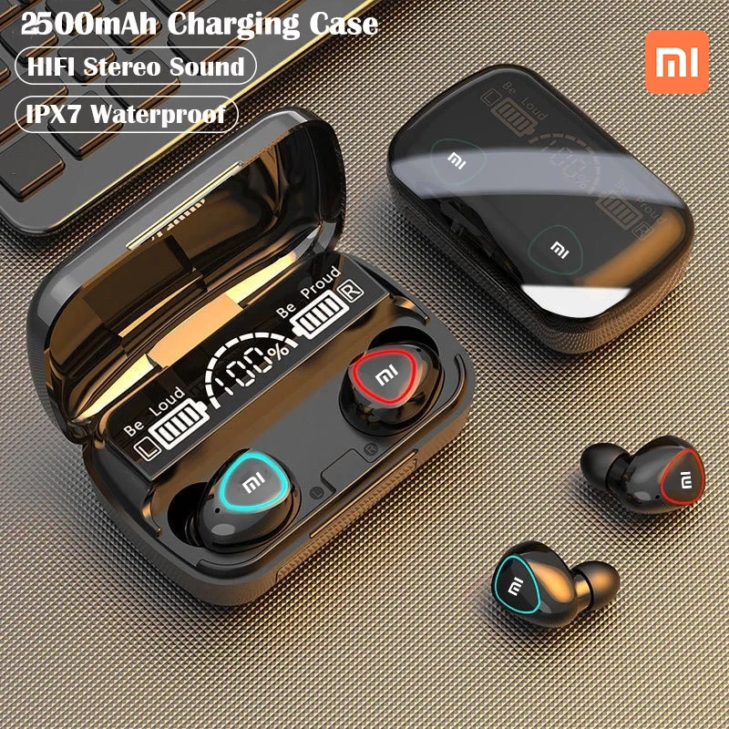 

Xiaomi TWS M10 Wireless Bluetooth Headset 5.3 Earphones Bluetooth Headphones with Mic Earbuds 3000Mah Charger Box LED Display