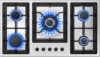 36 Inch Gas Cooktop, 5 Burner Gas Stove Top Total 34,588 BTU, Built-in Stainless Steel 36 Inch Gas Hob with Thermocouple Protect 1