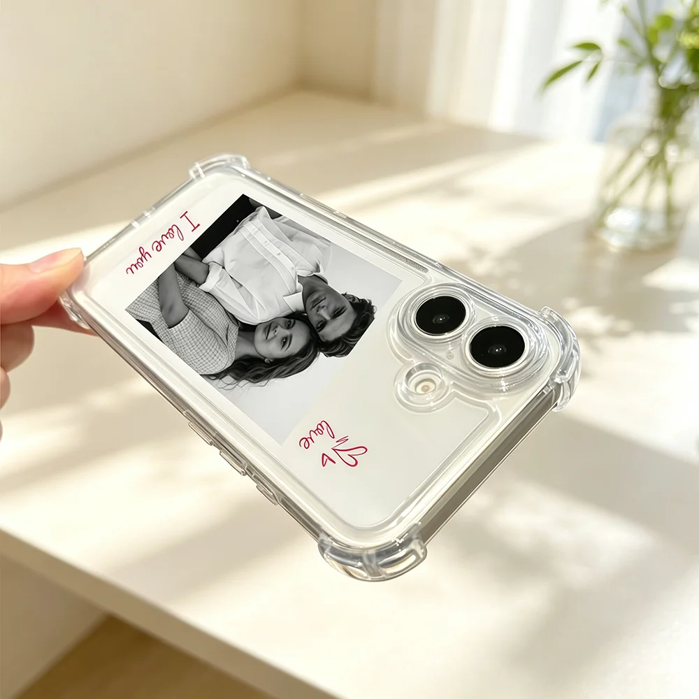 Custom Photo Transparent Anti-Fall Soft Shell Phone Case