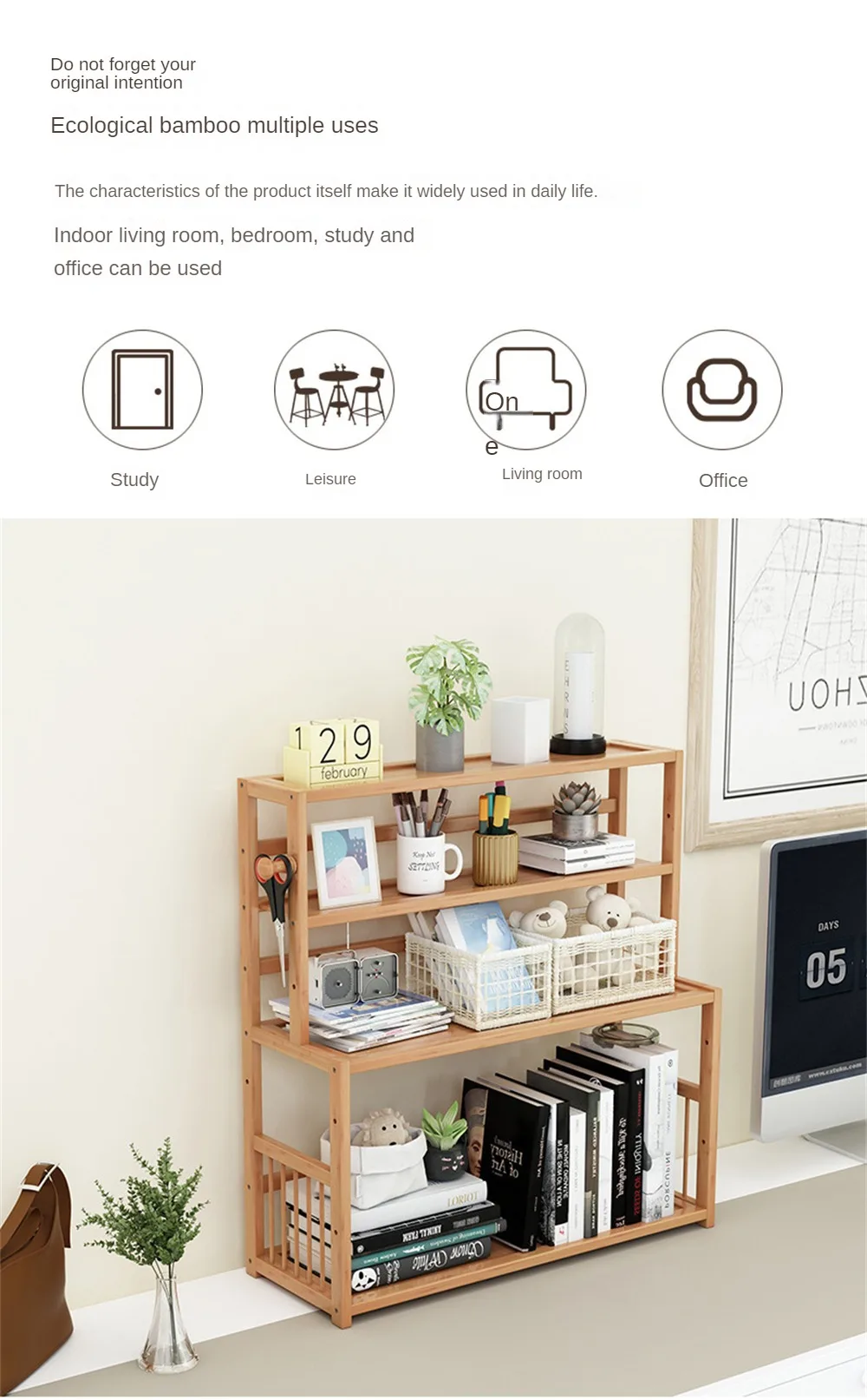 Storage Holders Rack Desk Student Bookshelf Simple Desktop Children Shelving Home Office Simple Small Bookcase Dormitory Storage