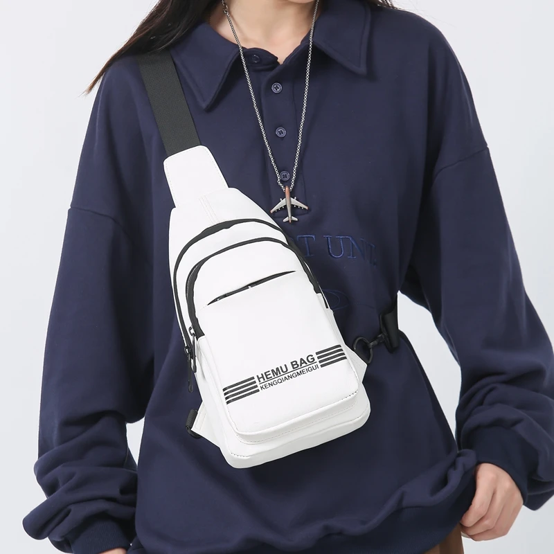

Street style Hip hop Chest Bag Fashion Trend Women Shoulder Bags High quality Unisex Chest packs New Casual Sports Crossbody Bag