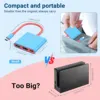 Portable Switch TV Dock 3 in 1 USB-C Game Hub with 4K HDMI,USB3.0(5Gbps) ,PD 100W Ports for Nintendo Switch/OLED Mac Pro/Air 6