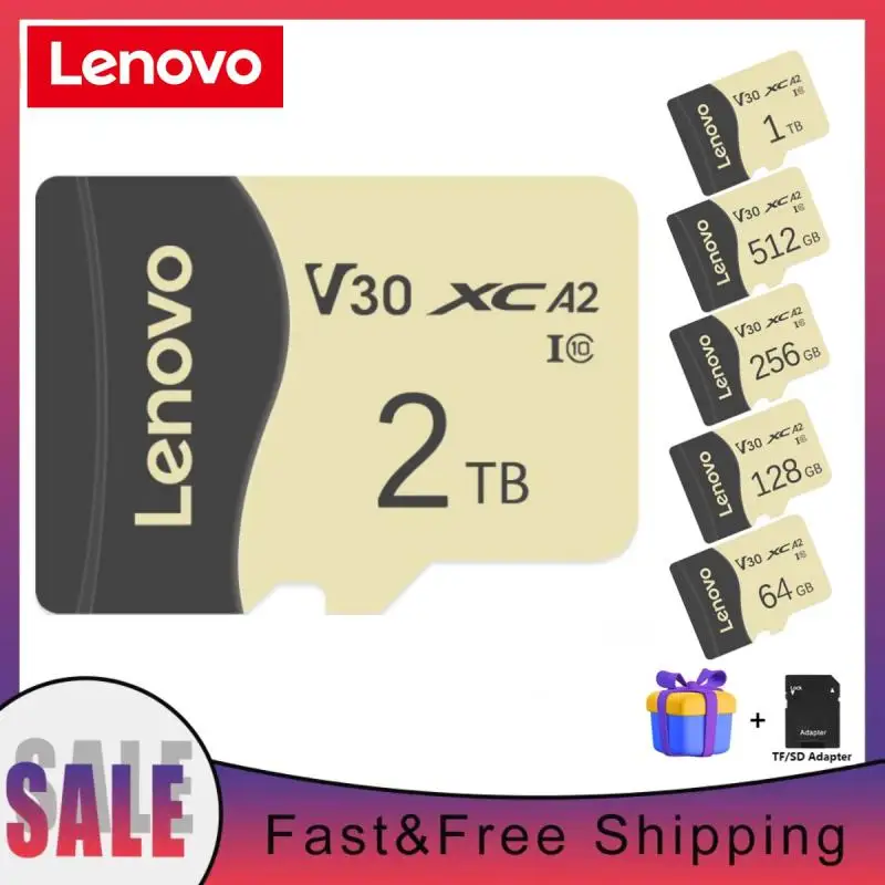 Scheda Di Memoria Ad Alta Velocità Lenovo Scheda Sd Classe 10 Da 1Tb Scheda Flash Sd/Tf Da 2Tb Scheda Di Memoria Sd Da 256Gb Scheda Tf Da 128Gb Per Da