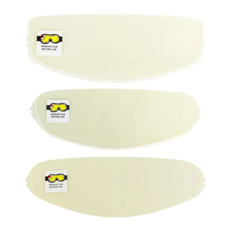 

Motorcycle Full Face Helmet Shield Anti Fog Film,Clear Visor Lens Insert Fog Resistant Waterproof Sticker for X14 CW-1 F19A