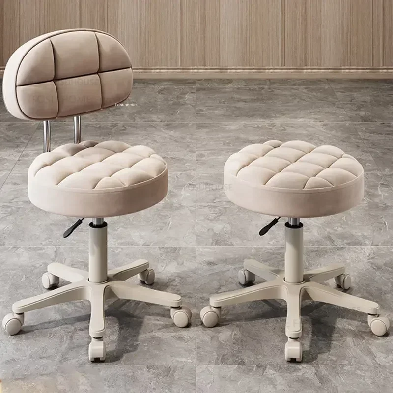 Nordic Barber Chairs Beauty Salon Special Lifting Swivel Chair Barber Shop Round Stool Modern Salon Furniture Home Makeup Chair