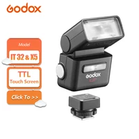 Godox IFlash IT32 TTL Camera Flash with Magnetic Mounting X5 Wireless Flash Trigger for Sony Nikon Canon Fujifilm Olympus Camera