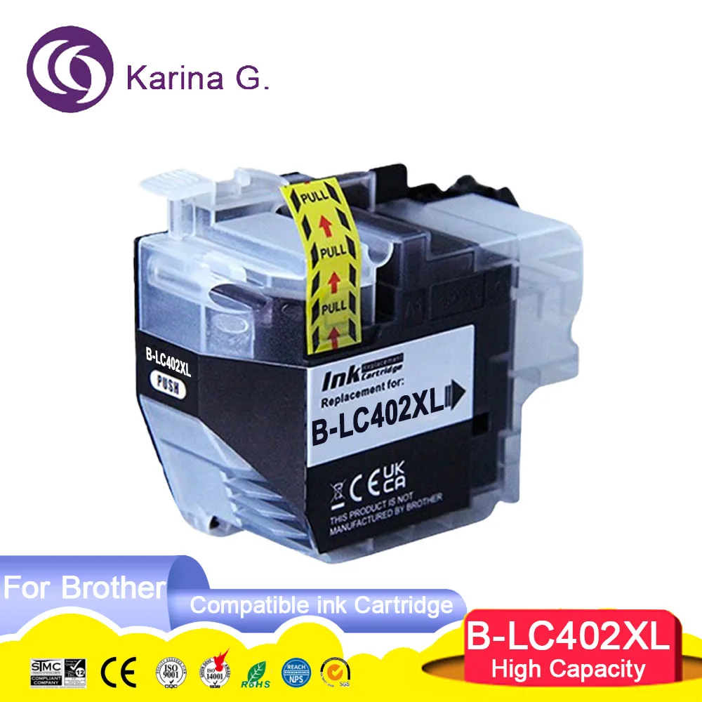 High capacity LC402XL 402XL LC402 Compatible Ink Cartridge For MFC-J5340DW MFC-