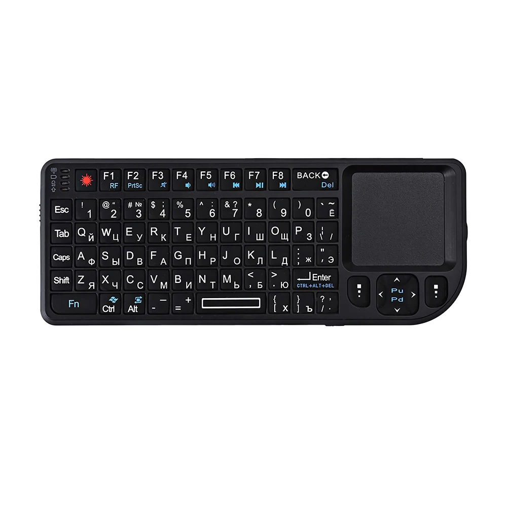 Wireless RGB Touchpad Keyboard - Portable Mini Keyboard