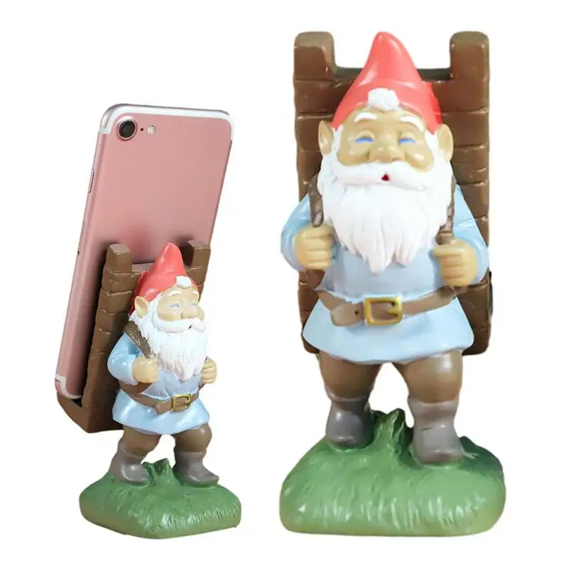 

Cell Phone Holder Desk Christmas Santa Resin Phone Holder Durable Cute Adorable Creative Santa Desktop Phone Stand Christmas