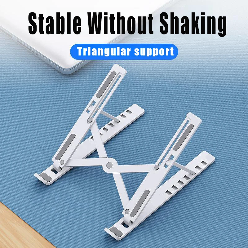 휴대용 접이식 컴퓨터 모니터 스탠드, 조절 가능한 노트북 스탠드, 소형 태블릿 도크 액세서리에 적합