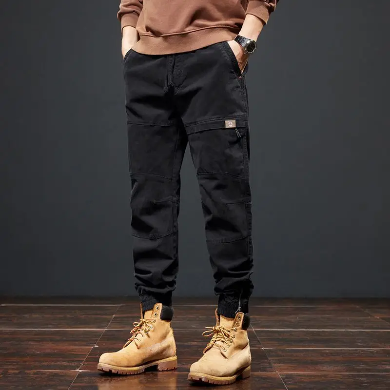 KSTUN Purple Pants Men Cargo Pants Harem Loose Stretch Patchwork Casual Men's Pants  Zipper Designer Streetwear Mens Clothing 2