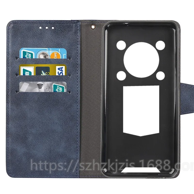 Metal Buckle Retro Leather Back Case Cover - Premium Phone Accessories