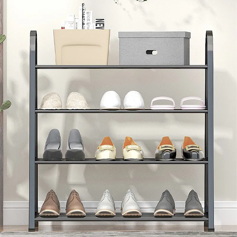 Shoe Hanger Rack Holder 3 Layers A-Shaped Shelf Space Saving Sneakers High Heels Slippers Storage Organizer Plant Bag Bookshelf