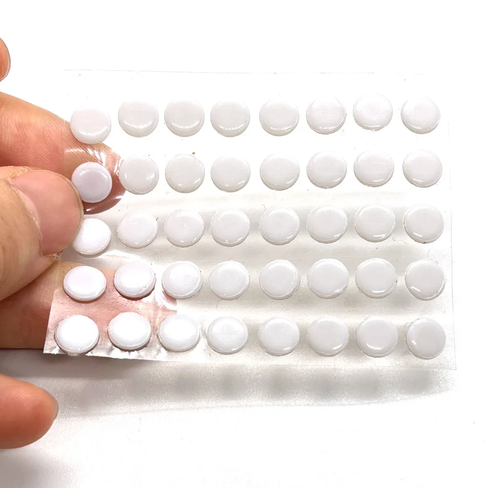 Mouse skates 40Pcs 6.5mm diameter 0.8mm thickness Small Dots Universal For Logitech Rubberized Mouse Foot Glide
