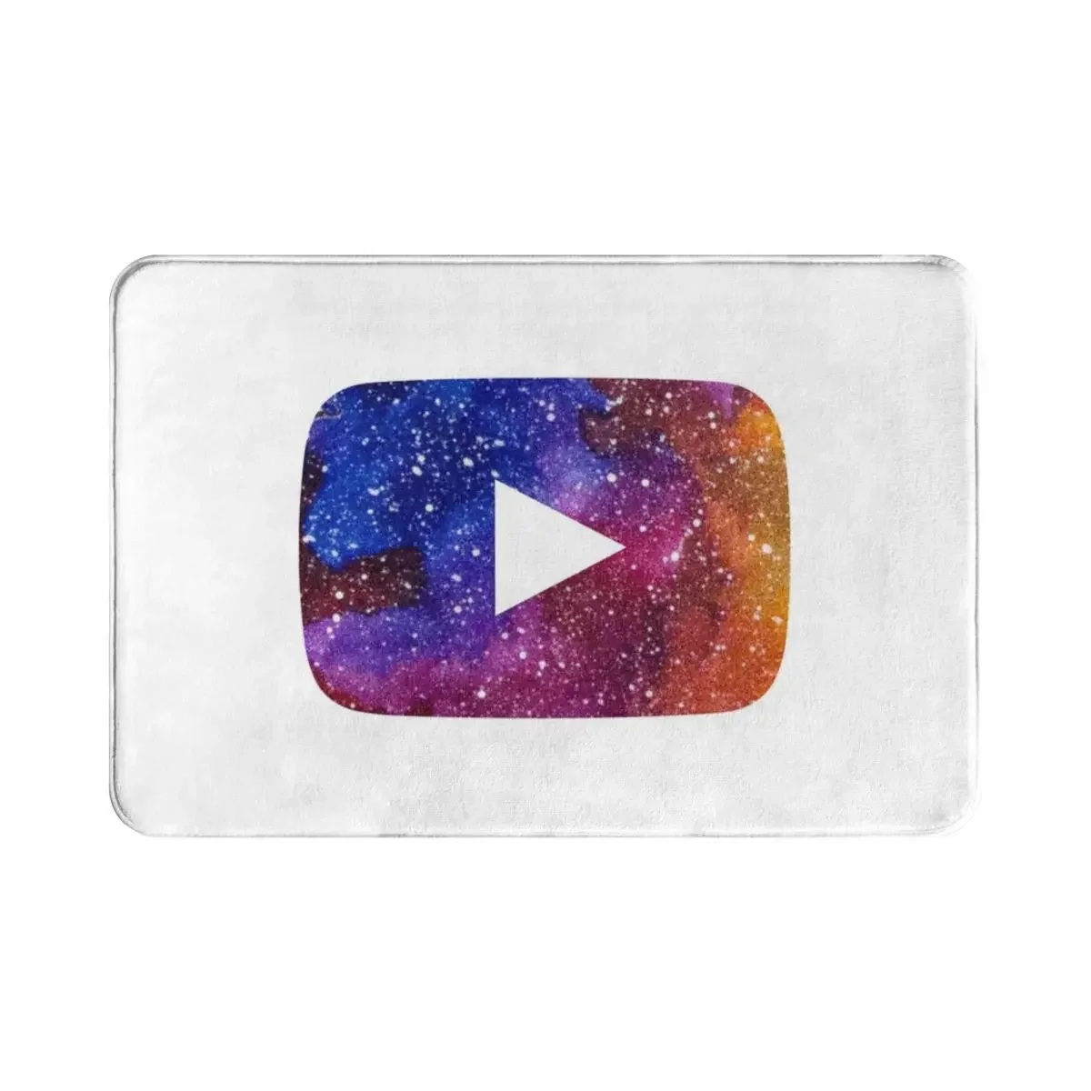 

YouTube Play Button Space Doormat Rug carpet Mat Footpad Polyester Anti-slip Cushion Corridor Kitchen Bedroom balcony toilet