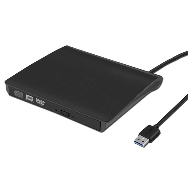 Lecteur DVD externe 12.7mm Type C/USB 3.0 Lecteur CD Lecteur Graveur Lecteur  DVD Lecteur CD-ROM Lecteurs optiques pour PC Ordinateur portable Ordinateur  de bureau - AliExpress