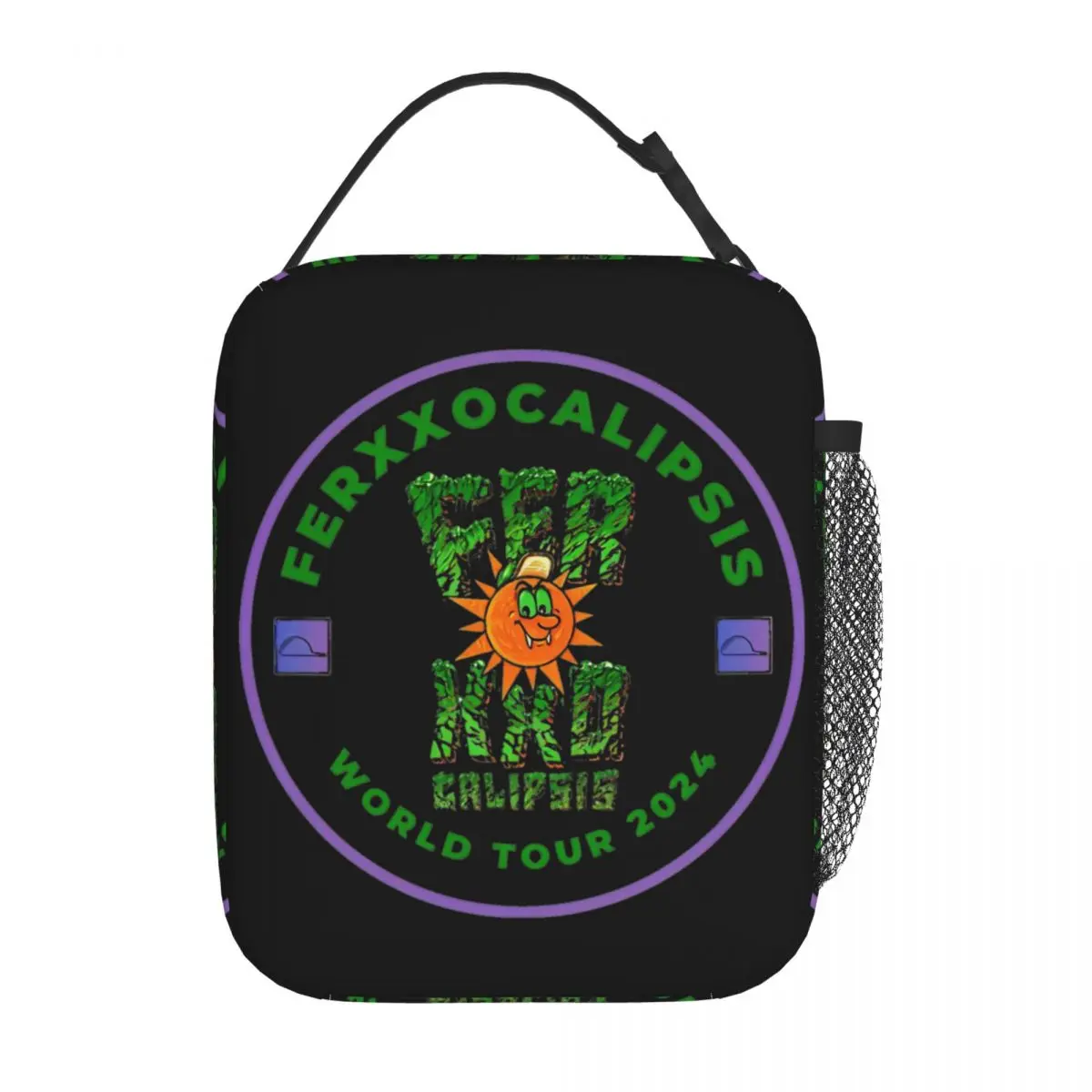 

FERXXOCALIPSIS WORLD TOUR 2024 Feid Ferxxo Collage Insulated Lunch Bag Food Container Leakproof Cooler Thermal Bento Box