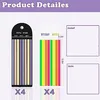 1280Pcs Highlighter Tape, Transparent Sticky Long Page Markers Tabs, Morandi Neon Clear Highlighter Strips Flags Stickers, Book 2