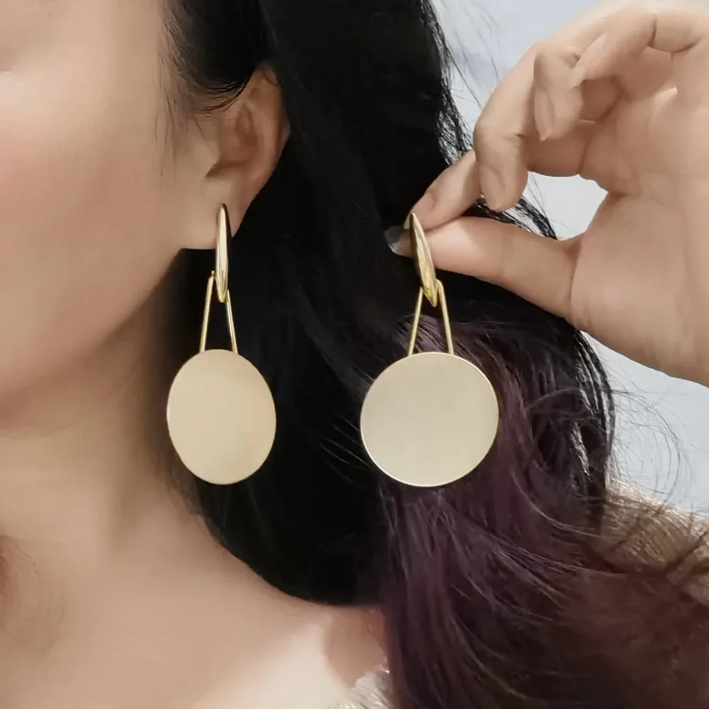

18K Gold Plated Hoop Earrings For Women S925 Sterling Silver Fine Jewelry For Girls Fashion Earring