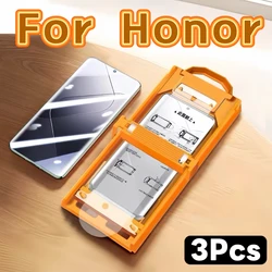 3 - Pack Screen Protector with Dust Positioning Kit, Not Tempered Glass - HONOR 400 Pro (4DRM - 3PCS-)
