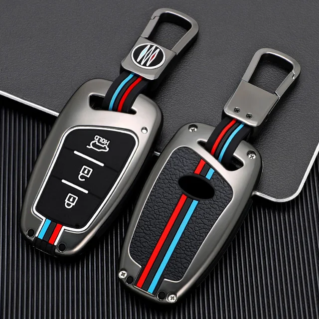 Car Key Case Cover for Hyundai Grand Santa Fe 3 DM Ix45 Ix35 Genesis DH Grandeur Azera HG Equus 2013 - 2016 Accessories