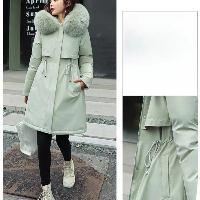 Women's Winter Jacket Hodded Fleece Padded Jacket Casual Loose Windbreaker Office Lady Matching New In Coats & Jackets Outerwear 4