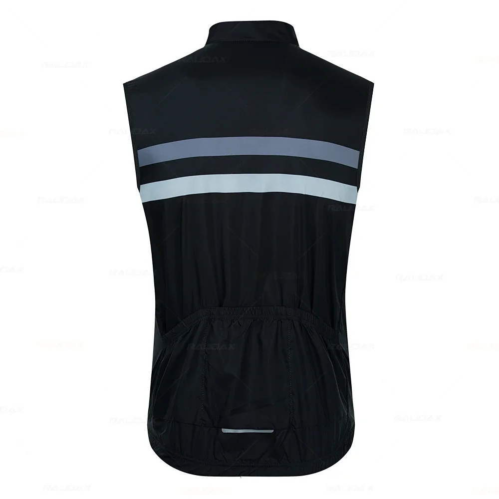 Windproof Offroad Jacket Unisex Bicycle Windbreaker Coat Cycling Clothing Maillot Sleeveless Black Vest Triathlon Cycling Jersey