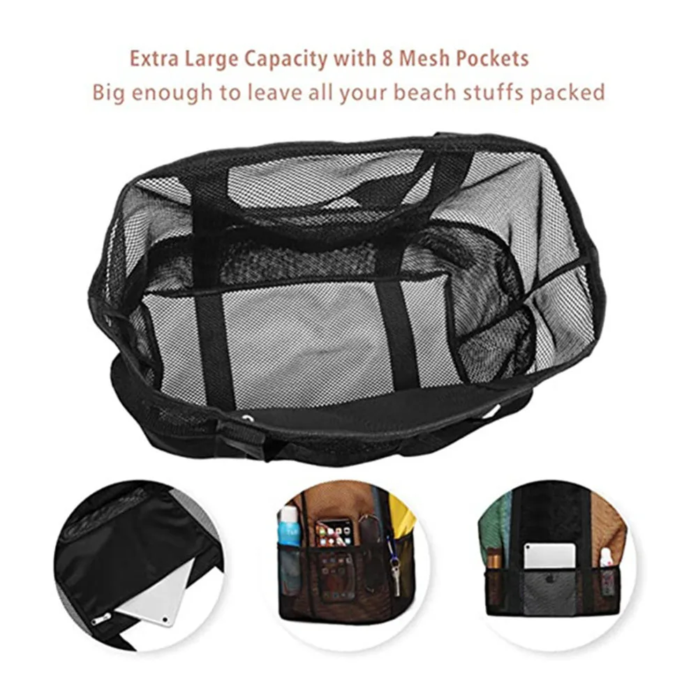 Large Mesh Beach Tote Bag 4