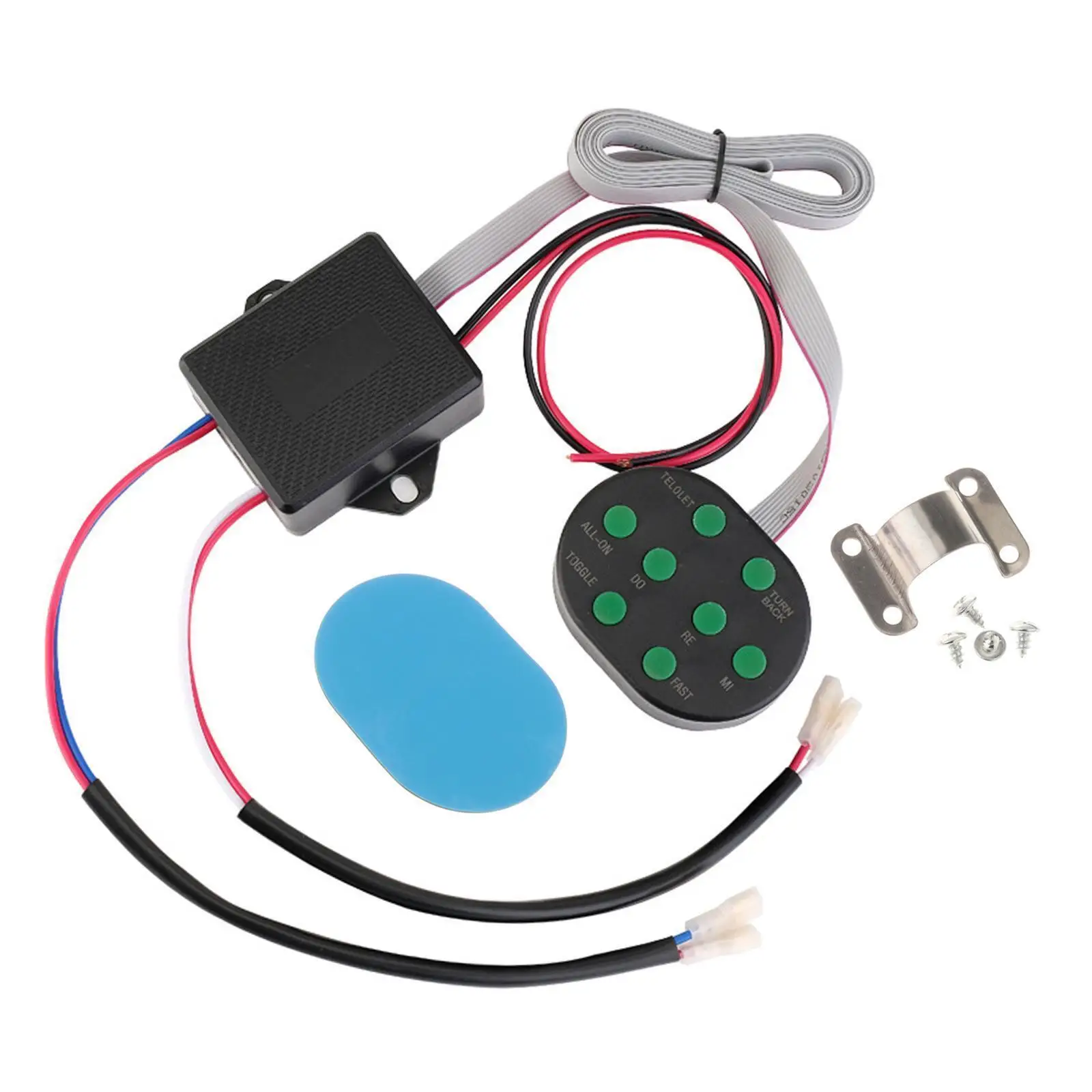 8 Tones Musical Horn 24V Electric Snail Horn for Vehicles/Motorcycles with 8 sound Control Box